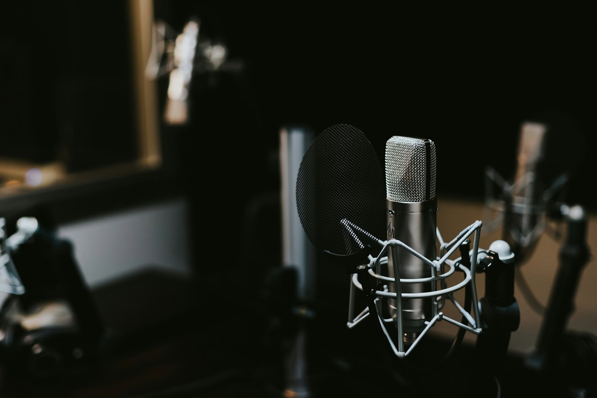 Image of a studio microphone